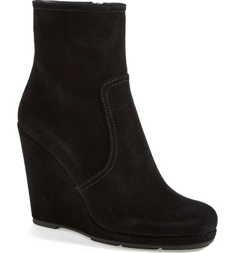 prada hiking booties suede|prada wedge boots suede.